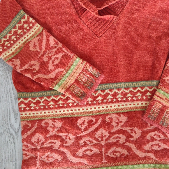 Betty Barkley (Germany) Orange Bright Plush Sweater - Picture 5 of 6